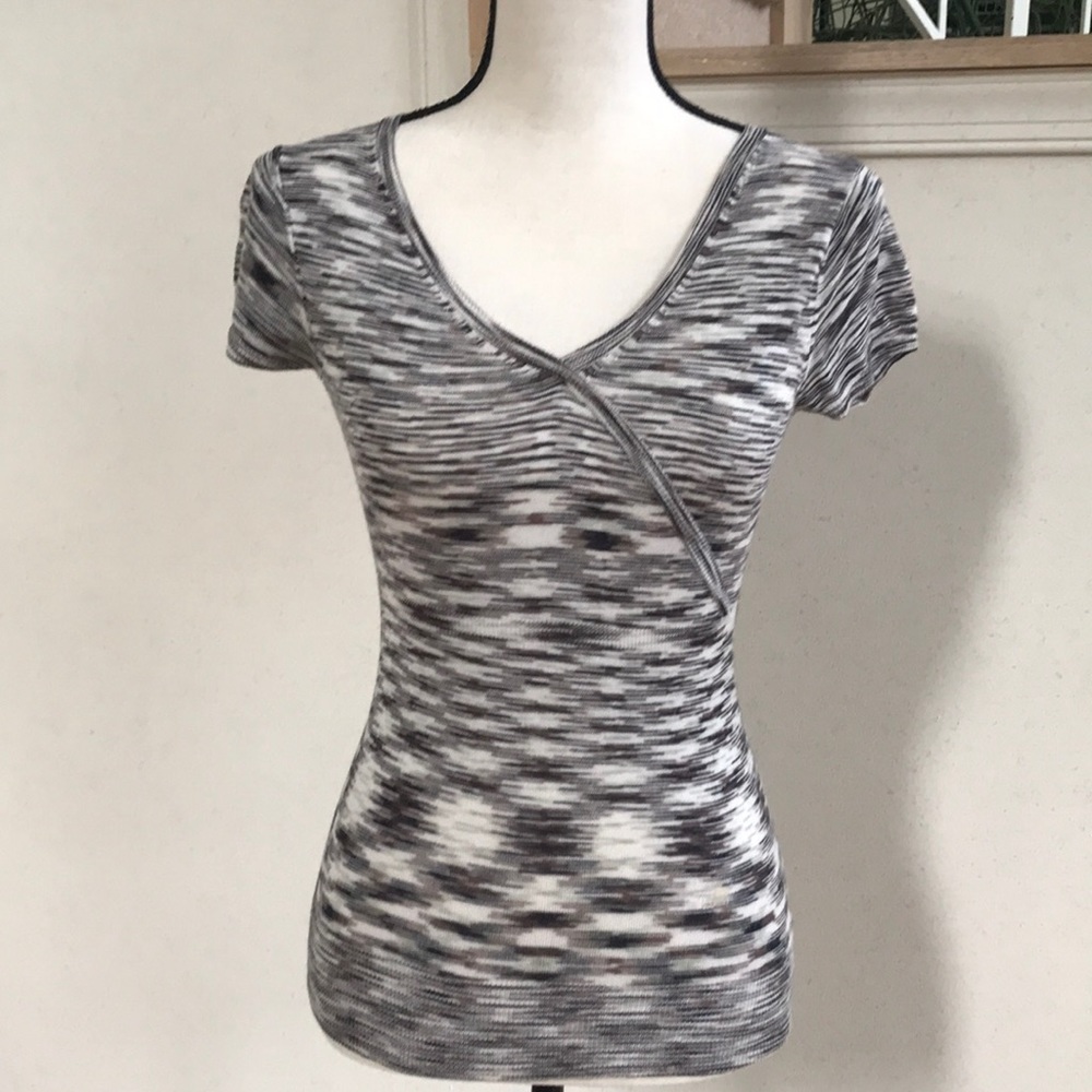 Philippe Adec viscose v neck top